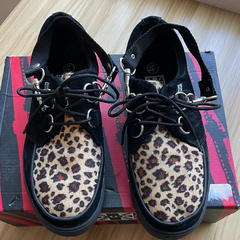 T.U.K Leopard / Cheetah Creepers US Size 7